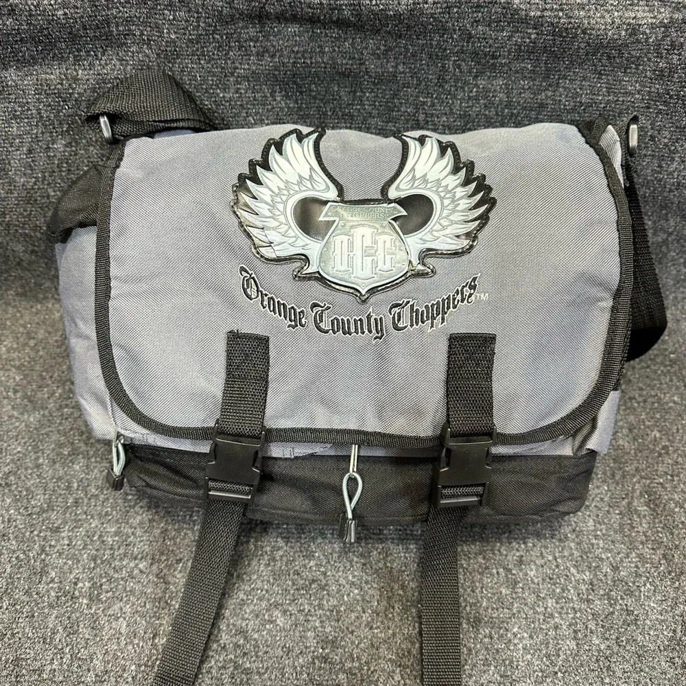 Orange County Choppers Motorcycles F687 Messenger Daily Crossbody‎ Shoulder Bag